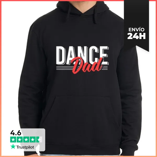 Sudadera Unisex Con Capucha Papá Bailarín LaTostadora