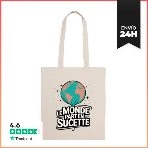 Bolsa De Tela El Mundo Se Va Al Garete - Humor LaTostadora