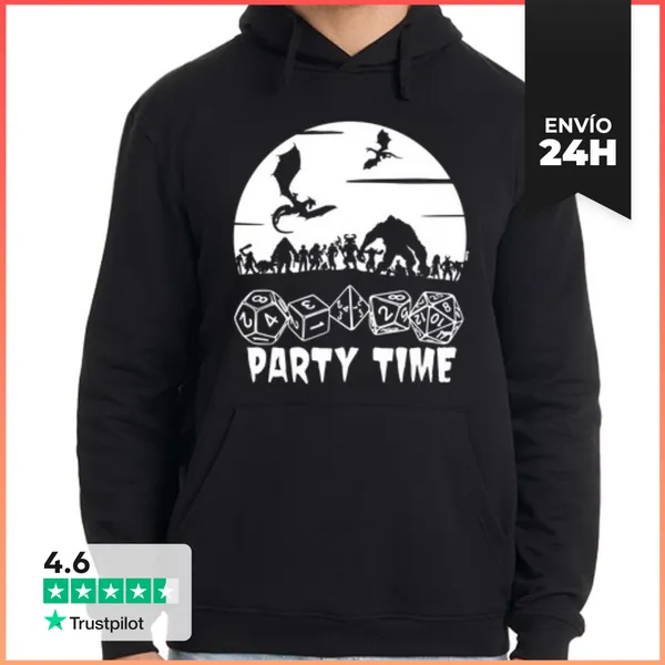 Sudadera Unisex Con Capucha Master RPG. Dungeons And Dragons. D20