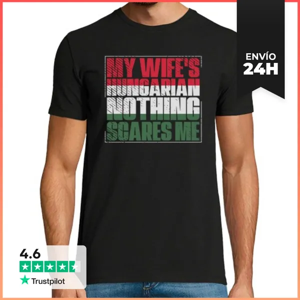 Camiseta Hombre Clásica Hungary Woman Funny Married Hungarian