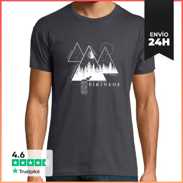 Camiseta Hombre Clásica Pirineos LaTostadora