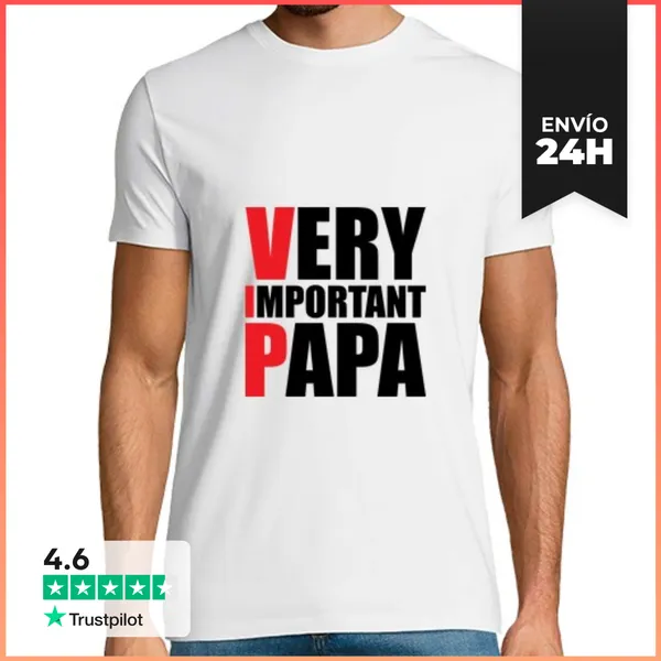 Camiseta Hombre Clásica Camisa De Papá - El Día De Padre