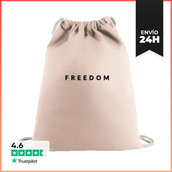 Mochila Saco Con Cuerdas Libertad LaTostadora