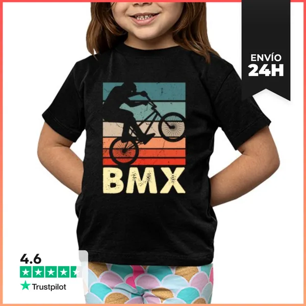 Camiseta Clásica Para Niños Jinetes De Bmx Angustiados Geniales