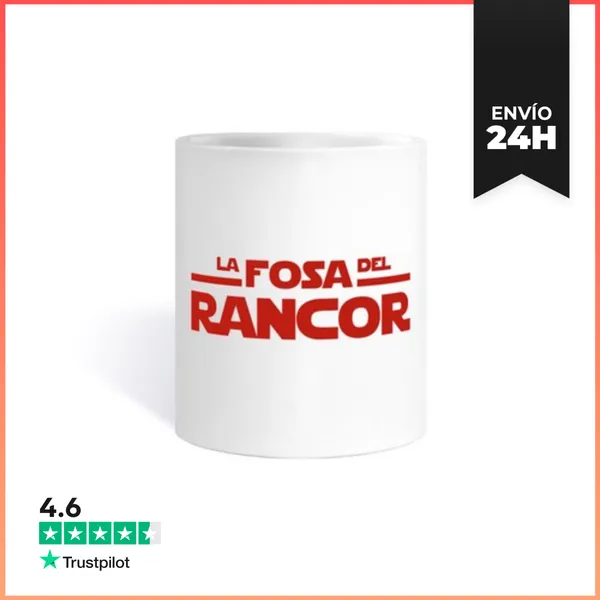 Taza La Fosa Del Rancor Logo Rojo LaTostadora
