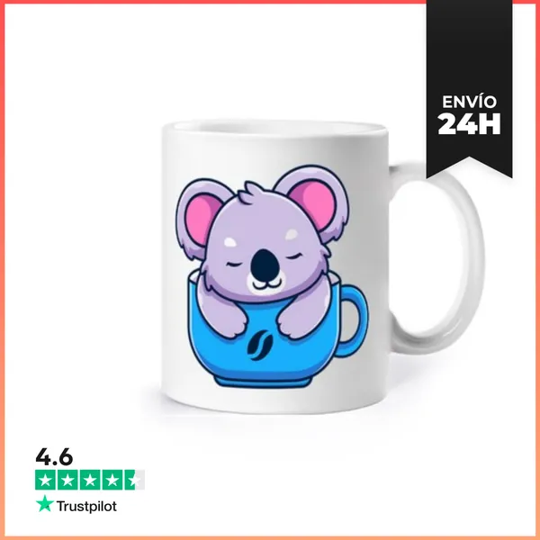 Taza Koala En Una Taza De Café LaTostadora