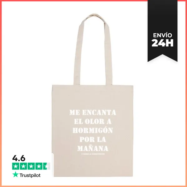 Bolsa De Tela Bolso Para Arquitectos - Hormigón - Cosas De