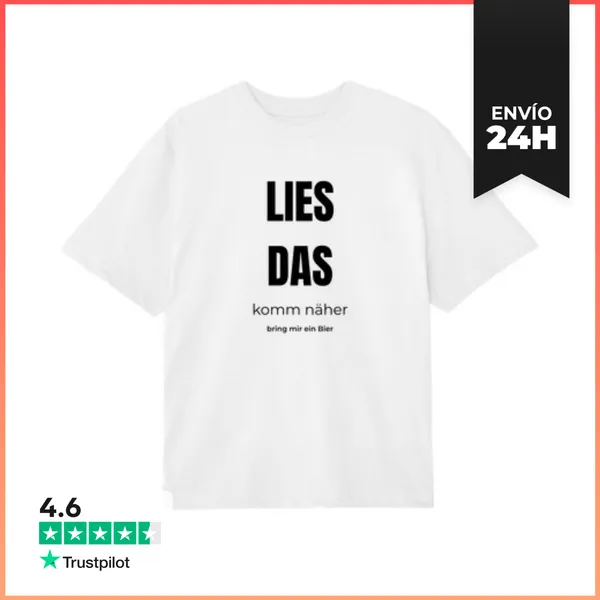 Camiseta Oversize Tráeme Una Cerveza LaTostadora
