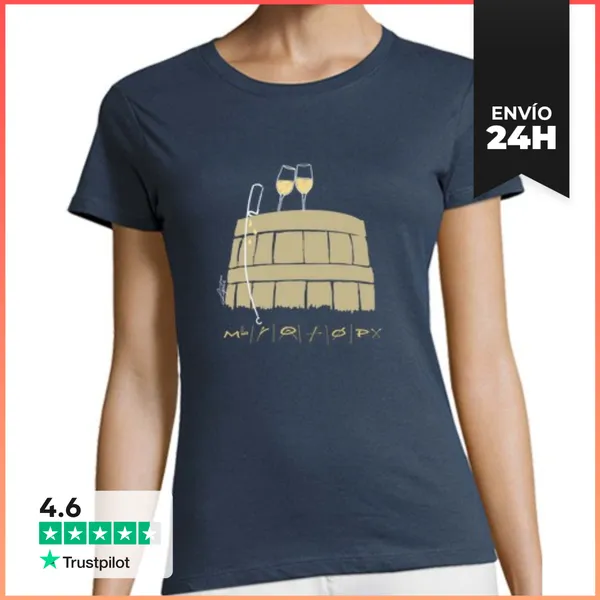 Camiseta Mujer Clásica Te Invito A Una Copa LaTostadora