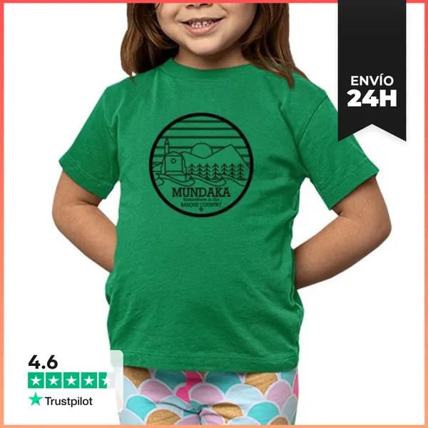 Camiseta Clásica Para Niños Mundaka Surf Niño LaTostadora