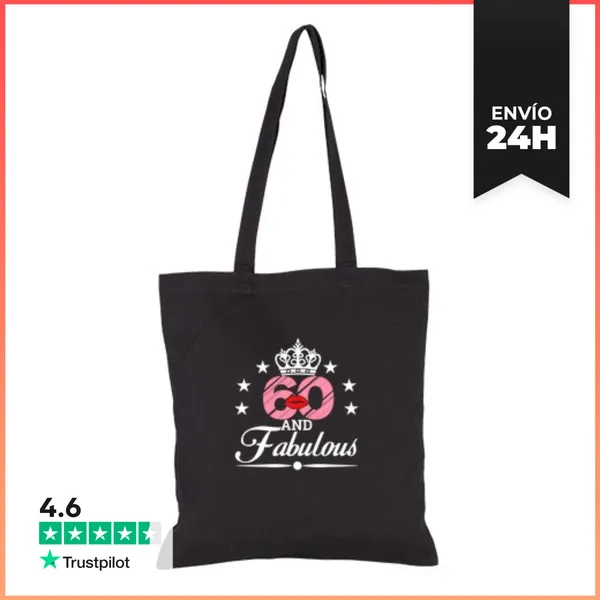 Bolsa De Tela 60 Y Fabulosodivertido 60 Cumpleaños60 LaTostadora