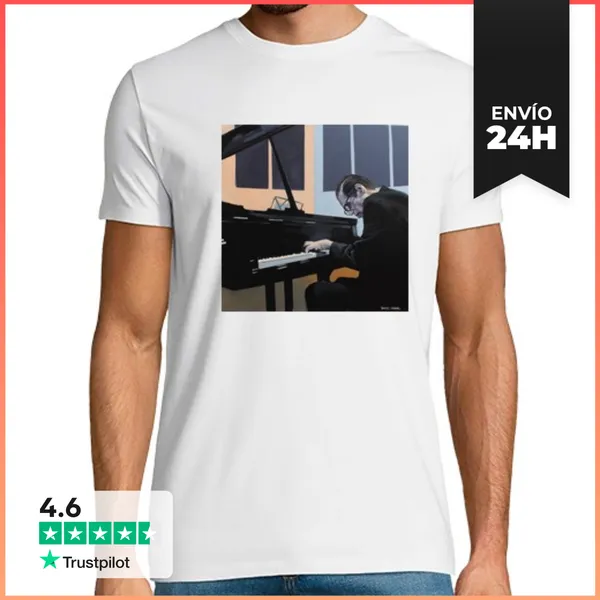 Camiseta Hombre Clásica Bill Evans LaTostadora