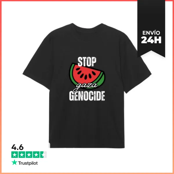 Camiseta Oversize Parad El Genocidio En Gaza LaTostadora
