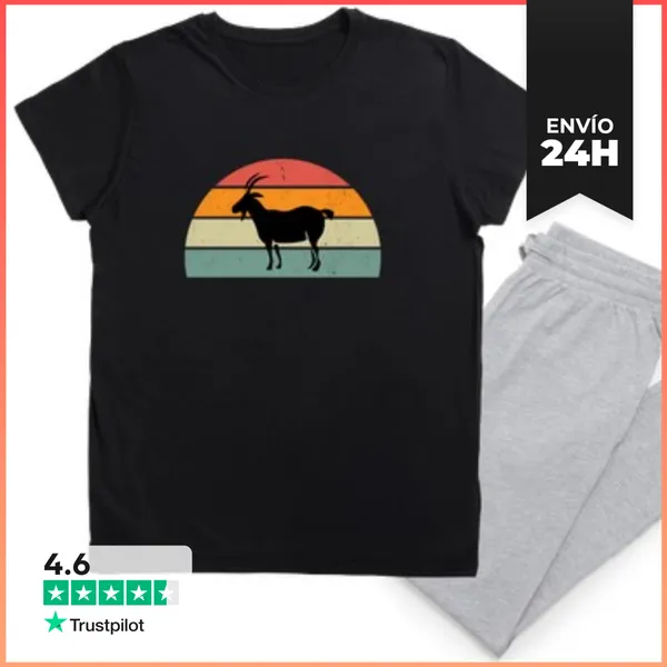 Pijama Cabra Hombre Vintage Ardèche LaTostadora