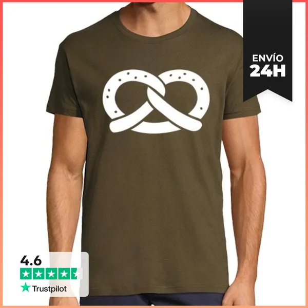 Camiseta Hombre Clásica Galleta Salada LaTostadora