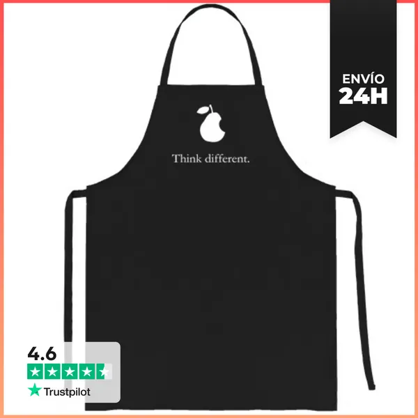 Delantal Apple Pear Think Different LaTostadora