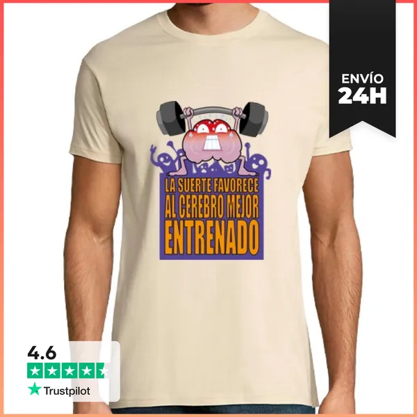 Camiseta Hombre Clásica CEREBRO LaTostadora