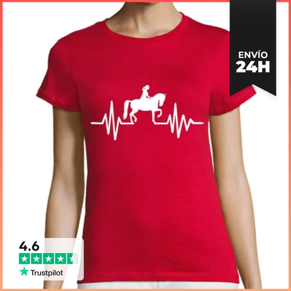 Camiseta Mujer Clásica Frecuencia De Conducción LaTostadora