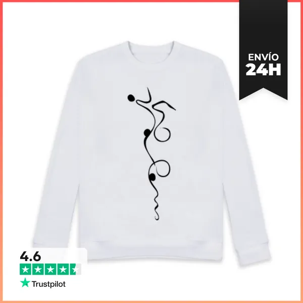 Sudadera Unisex Logo Triatlon Para Camisetas Claras LaTostadora