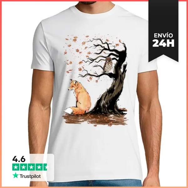 Camiseta Hombre Clásica Winds Of Autumn LaTostadora