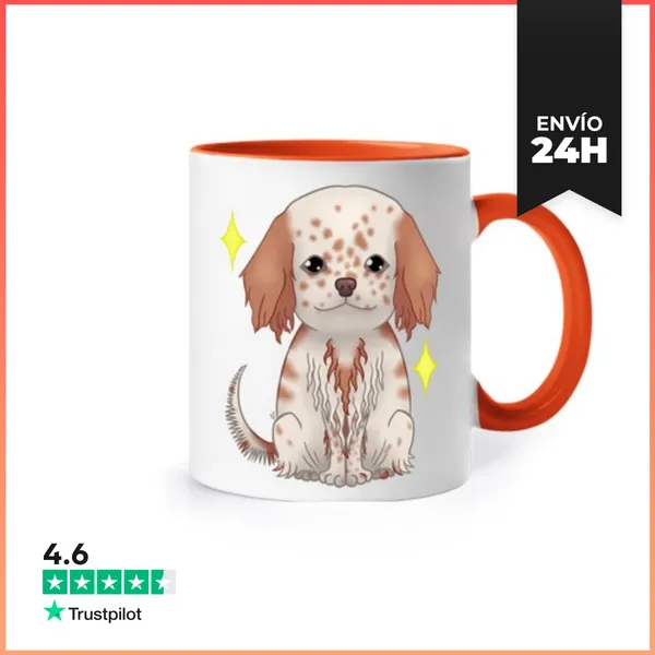 Taza De Colores Setter Inglés LaTostadora