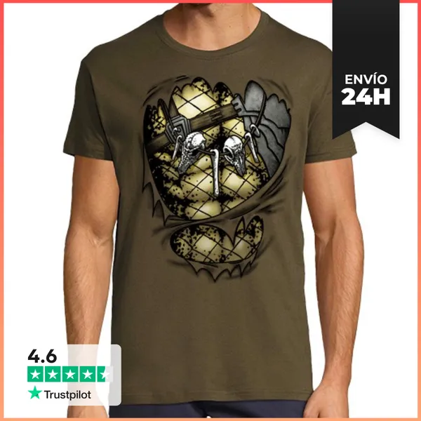 Camiseta Hombre Clásica Depredador LaTostadora