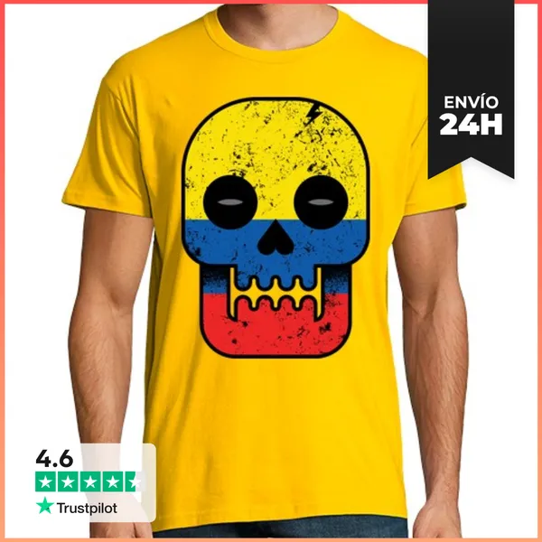 Camiseta Hombre Clásica Colombia Hasta Que Muera LaTostadora