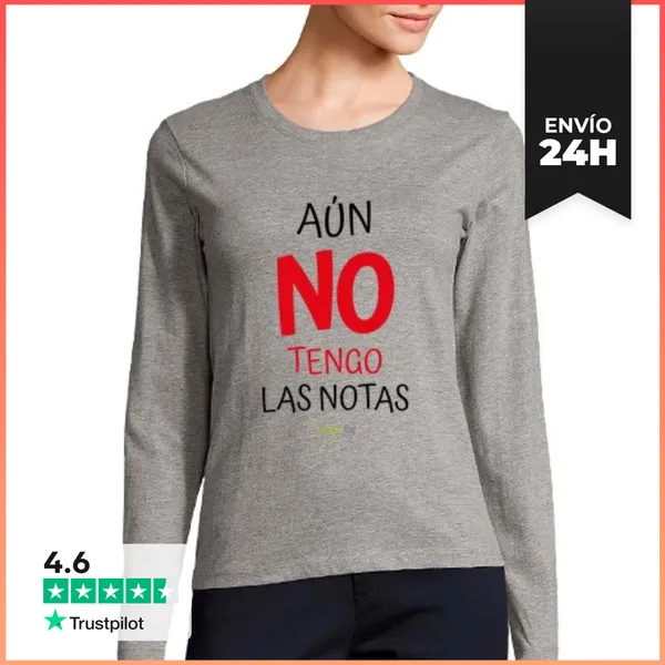 Camiseta Mujer Manga Larga Camiseta Manga Larga Para Profesora -