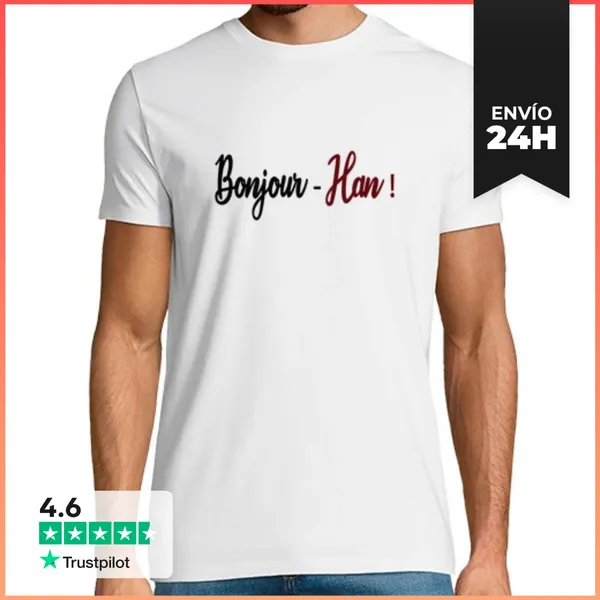 Camiseta Hombre Clásica Hola-han! LaTostadora