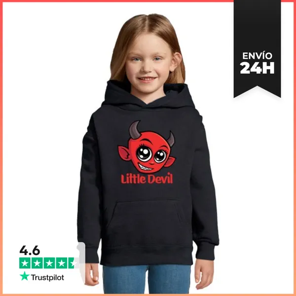 Sudadera Para Niños Con Capucha Adorable Pequeño Personaje