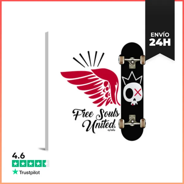 Lienzo Cuadrado Skate L LaTostadora