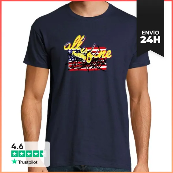 Camiseta Hombre Clásica All Is Fcking Find LaTostadora