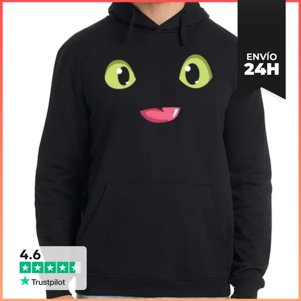 Sudadera Unisex Con Capucha Toothless LaTostadora