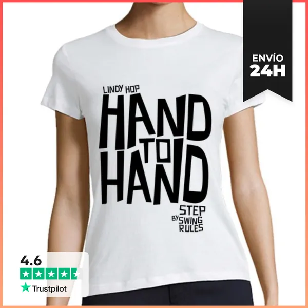 Camiseta Mujer Clásica Hand To Hand LaTostadora