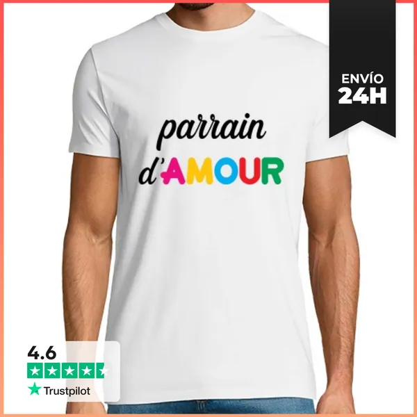 Camiseta Hombre Clásica Padrino De Amor LaTostadora