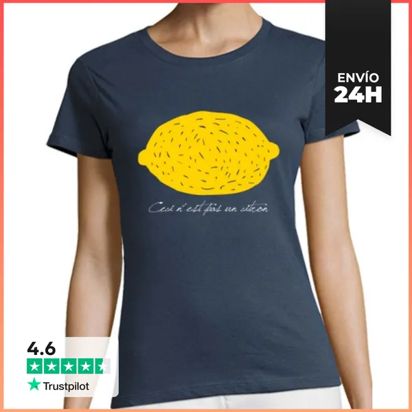 Camiseta Mujer Clásica Esto No Es Un Limón. LaTostadora