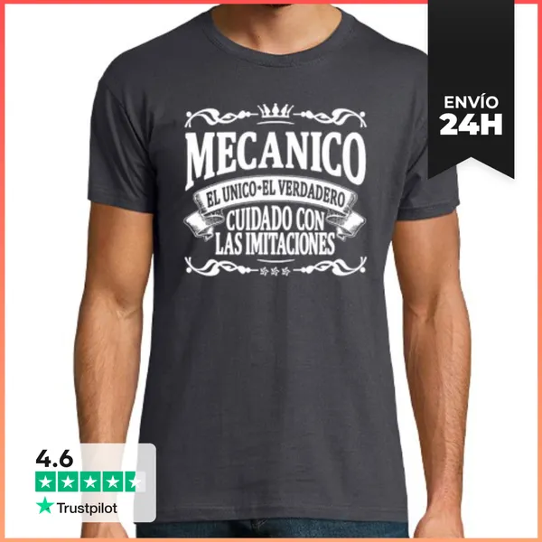 Camiseta Hombre Clásica Mecanico LaTostadora