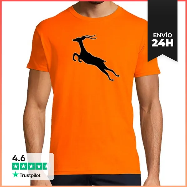 Camiseta Hombre Clásica Gacela Springbok LaTostadora