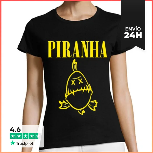Camiseta Mujer Clásica Piranah LaTostadora