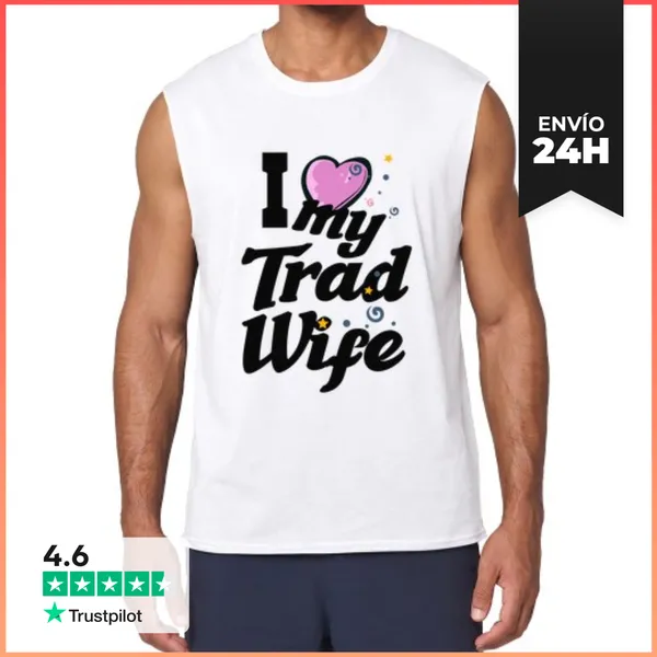 Camiseta Sin Mangas Divertida Esposa Tradicional Esposa
