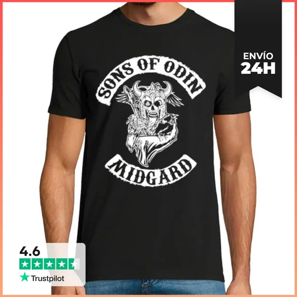 Camiseta Hombre Clásica T-shirt Sons Of Odin LaTostadora