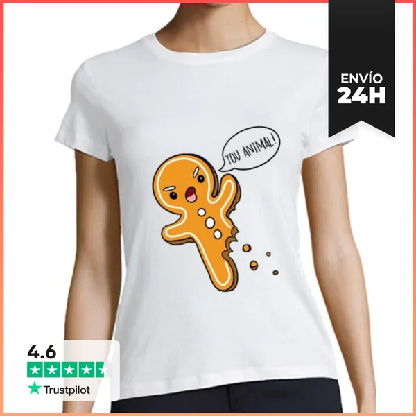 Camiseta Mujer Clásica Ginger Cookie LaTostadora