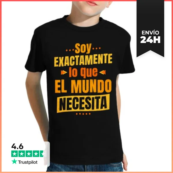 Camiseta Clásica Para Niños Soy Exactamente Lo Que El Mundo