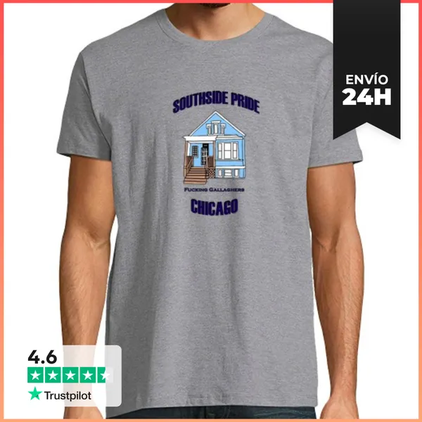 Camiseta Hombre Clásica Hombre, Manga Corta, Gris Vigoré, Calidad
