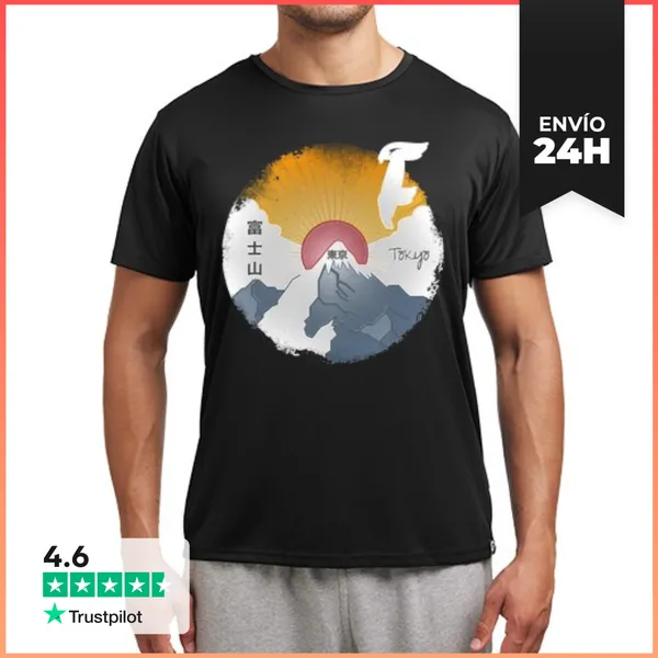 Camiseta Deportiva Hombre Fuji Tokio LaTostadora