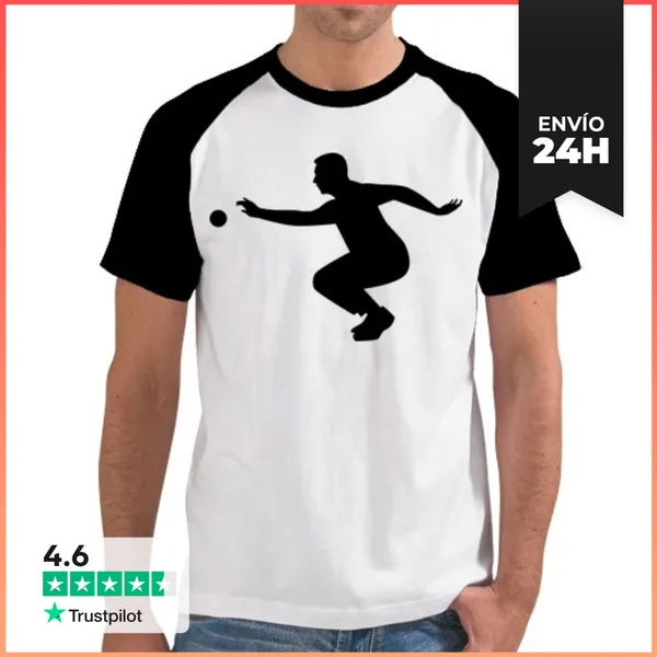 Camiseta Hombre, Estilo Béisbol El Jugador De Petanca LaTostadora