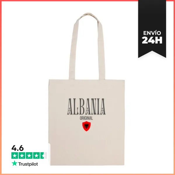 Bolsa De Tela Bandera Albania, Amo Albania LaTostadora