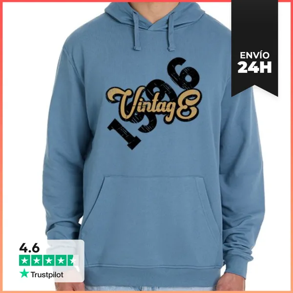Sudadera Unisex Con Capucha 1996 Cumpleanos LaTostadora