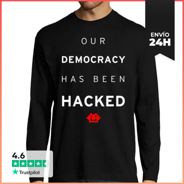 Camiseta Hombre Manga Larga MR ROBOT LaTostadora