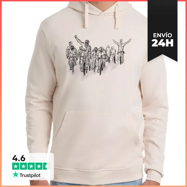 Sudadera Unisex Con Capucha Peloton LaTostadora
